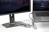 StarTech.com TB3DKM2HDL dockingstation Ledningsført Thunderbolt 3 Grå