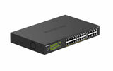 NETGEAR GS324P Ikke administreret Gigabit Ethernet (10/100/1000) Strøm over Ethernet (PoE) 1U Sort