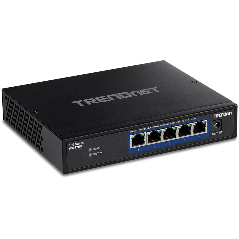 Trendnet TEG-S750 netværksswitch 10G Ethernet (100/1000/10000) Sort