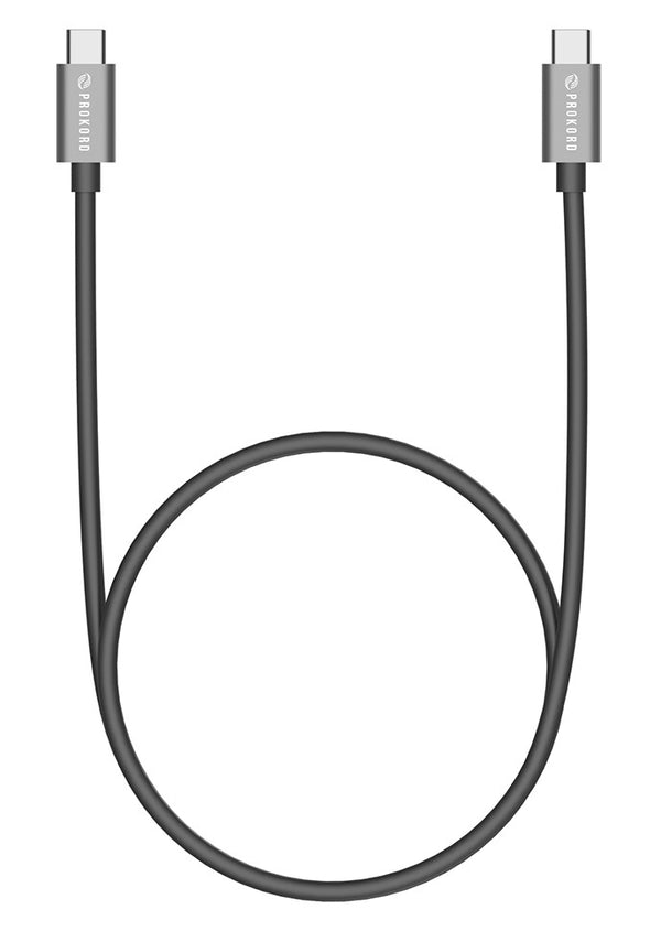 Prokord PC-CH03 USB-kabel USB 3.2 Gen 2 (3.1 Gen 2) 1 m USB C Sort