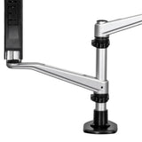 StarTech.com ARMDUAL30 skærmbeslag og -stativer 76,2 cm (30") Skrivebord Sort, Sølv