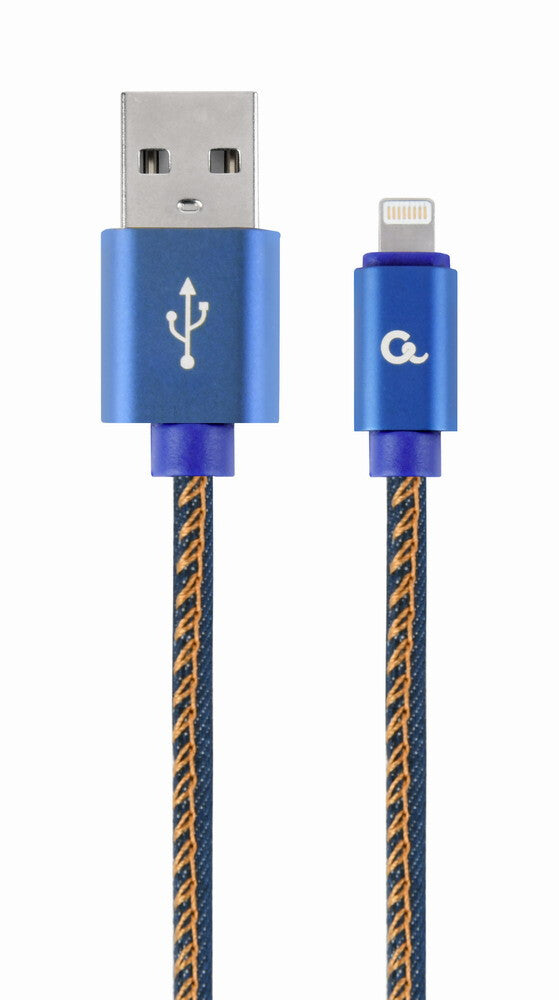 Cablexpert CC-USB2J-AMLM-1M-BL Lightning kabel Blå