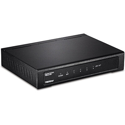 Trendnet TEG-S51SFP netværksswitch Ikke administreret Gigabit Ethernet (10/100/1000) Sort