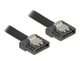 DeLOCK 0.2m 2xSATAIII SATA-kabel 0,2 m Sort