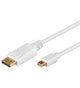Goobay 1m DisplayPort Cable Mini DisplayPort Hvid
