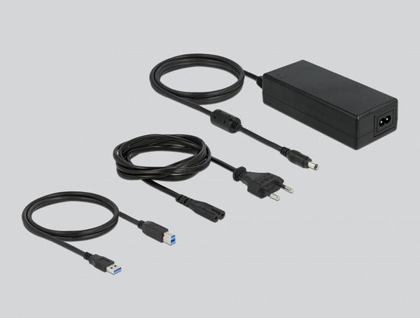 DeLOCK 63739 interface hub USB 2.0 Type-B 5000 Mbit/s Grå