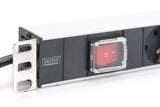 Digitus DN-95402 stikdåse 2 m 7 AC stikkontakt(er) Sort