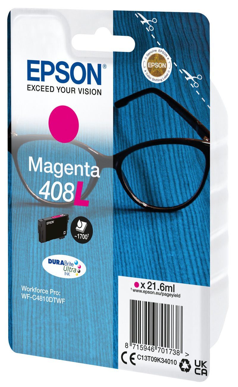Epson C13T09K34010 blækpatron 1 stk Original Højt (XL) udbytte Magenta