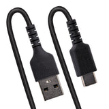 StarTech.com R2ACC-1M-USB-CABLE USB-kabel USB 2.0 USB A USB C 0,48 Gbit/sek. Sort