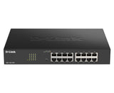 D-Link DGS-1100-16V2 netværksswitch Administreret L2 Gigabit Ethernet (10/100/1000) Sort