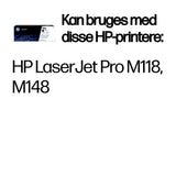 HP 94X Original LaserJet-tonerpatron med høj kapacitet, sort