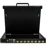 StarTech.com RKCONS1708K rack-konsol 43,2 cm (17") 1280 x 1024 pixel Stål Sort 1U