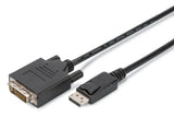 Digitus AK-990900-020-S videokabel adapter 2 m DisplayPort DVI-D Sort