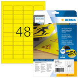 HERMA 8030 print etiket Gul Selvklæbende printeretiket