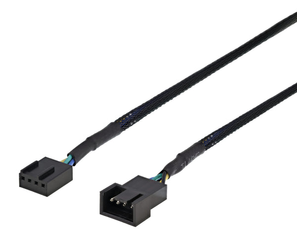 Deltaco SSI-64 el-ledning Sort 0,3 m 4-pin PWM