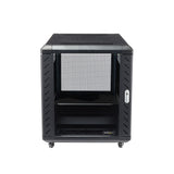 StarTech.com RK1236BKF stativ 12U Fritstående reol Sort
