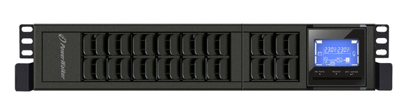 PowerWalker VFI 1000CRM LCD UPS-enhed Dobbeltkonvertering (online) 1 kVA 800 W 3 AC stikkontakt(er)