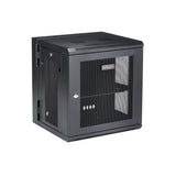 StarTech.com RK12WALHM stativ 12U Vægmonteret stativ Sort