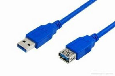 MediaRange 3m, USB3.0-A - USB3.0-A USB-kabel USB 3.2 Gen 1 (3.1 Gen 1) USB A 5 Gbit/sek. Blå