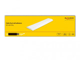 DeLOCK 20886 kabelorganisator Kabelkanal Hvid 2 stk