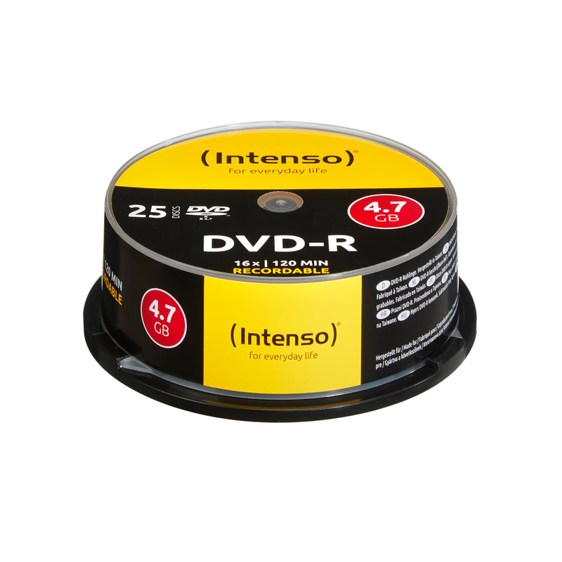 Intenso DVD-R 4.7GB, 16x 4,7 GB 25 stk