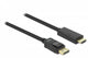 DeLOCK 82435 videokabel adapter 3 m HDMI Displayport Sort