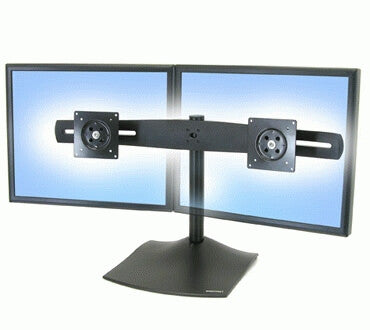 Ergotron DS Series DS100 Dual Monitor Desk Stand, Horizontal 61 cm (24") Skrivebord Sort