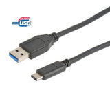 Prokord USBAM-CM 04-LSZH USB-kabel USB 3.2 Gen 1 (3.1 Gen 1) 2 m USB A USB C Sort