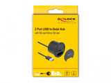 DeLOCK 64152 stikkontakt Sort