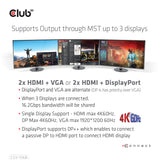 CLUB3D CSV-1568 dockingstation Docking USB 3.2 Gen 2 (3.1 Gen 2) Type-C Metallic