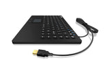 KeySonic KSK-5230 IN (US) tastatur Kontor USB QWERTY US engelsk Sort