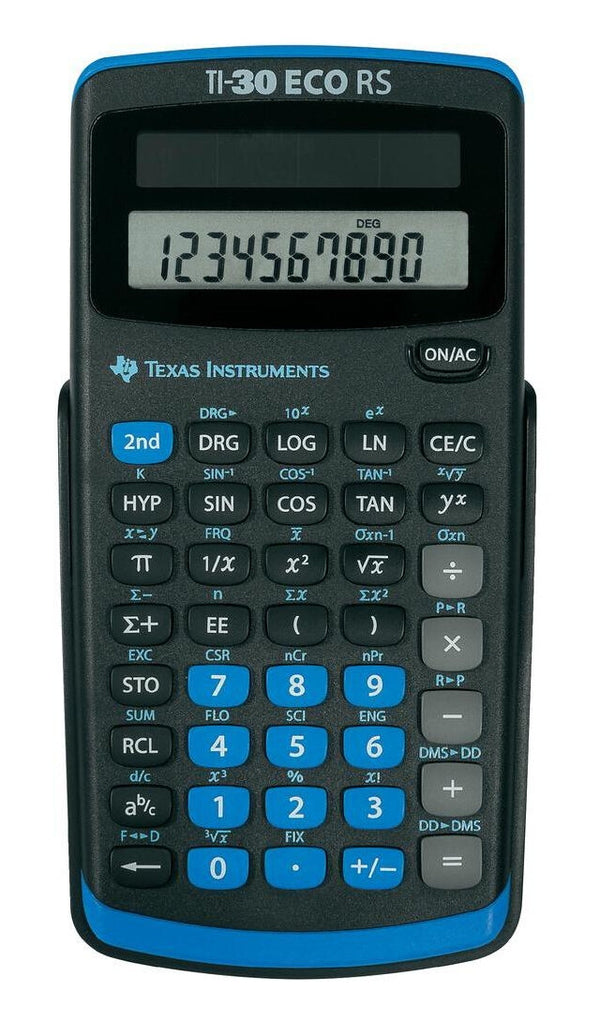 Texas Instruments TI-30 ECO RS regnemaskine Lomme Videnskabelig Sort