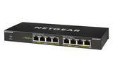 NETGEAR GS308PP Ikke administreret Gigabit Ethernet (10/100/1000) Strøm over Ethernet (PoE) Sort
