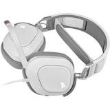Corsair HS80 RGB USB Headset Ledningsført Håndholdt Spil Hvid