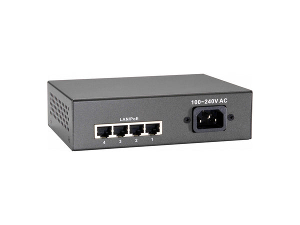 LevelOne FEP-0511 netværksswitch Fast Ethernet (10/100) Strøm over Ethernet (PoE) Grå