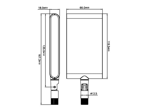 DeLOCK 88904 antenne Retningsbestemt antenne RP-SMA 10 dBi