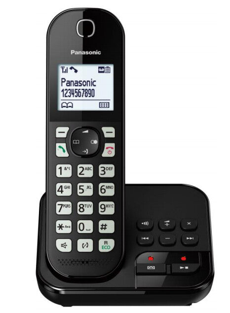 Panasonic KX-TGC460GB telefon DECT telefon Nummervisning Sort