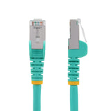 StarTech.com NLAQ-1M-CAT6A-PATCH netværkskabel Turkisfarve S/FTP (S-STP)