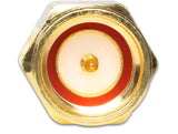 DeLOCK 88474 signalkabel 0,07 m Guld, Sort
