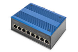 Digitus DN-650106 netværksswitch Ikke administreret L2 Fast Ethernet (10/100) Sort, Blå