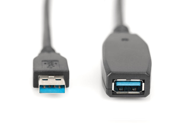 Digitus DA-73106 USB-kabel USB 3.2 Gen 1 (3.1 Gen 1) 15 m USB A 5 Gbit/sek. Sort