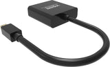 Vision TC-MDPVGA/BL videokabel adapter Mini DisplayPort VGA (D-Sub) Sort