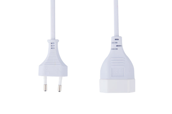 Prokord DPC-E5W el-ledning Hvid 5 m CEE7/16