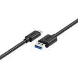 UNITEK Y-C474BK USB-kabel USB 3.2 Gen 1 (3.1 Gen 1) 1 m USB A USB C 5 Gbit/sek. Sort