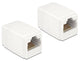 DeLOCK 86249 kabel kønsskifter RJ45 Hvid