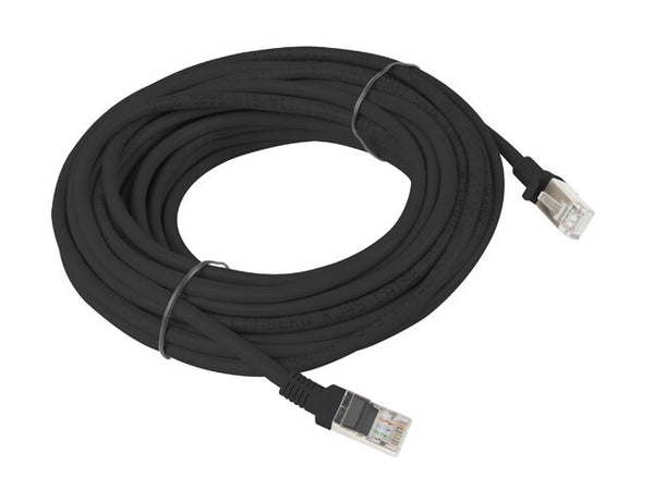 Lanberg PCU5-10CC-1000-BK netværkskabel Sort 10 m Cat5e U/UTP (UTP)