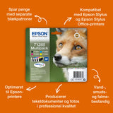 Epson Fox T1285 ræv DURABrite Ultra multipakke 4-farve blæk