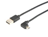 Prokord USB-0019 USB-kabel USB 2.0 1 m USB A Micro-USB B Sort