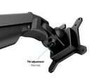 Multibrackets 7235 skærmbeslag og -stativer 81,3 cm (32") Skrivebord Sort