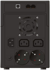 PowerWalker VI 2200 UPS-enhed 2,2 kVA 1100 W 4 AC stikkontakt(er)